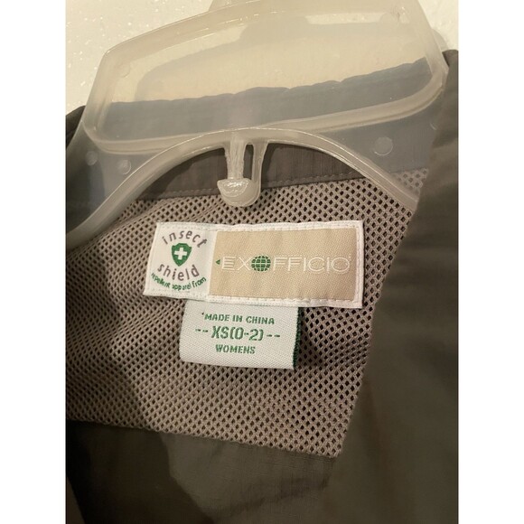 Exofficio Women's Shirt Insect Shield Long Sleeve Vented Size XS Green - Picture 4 of 4